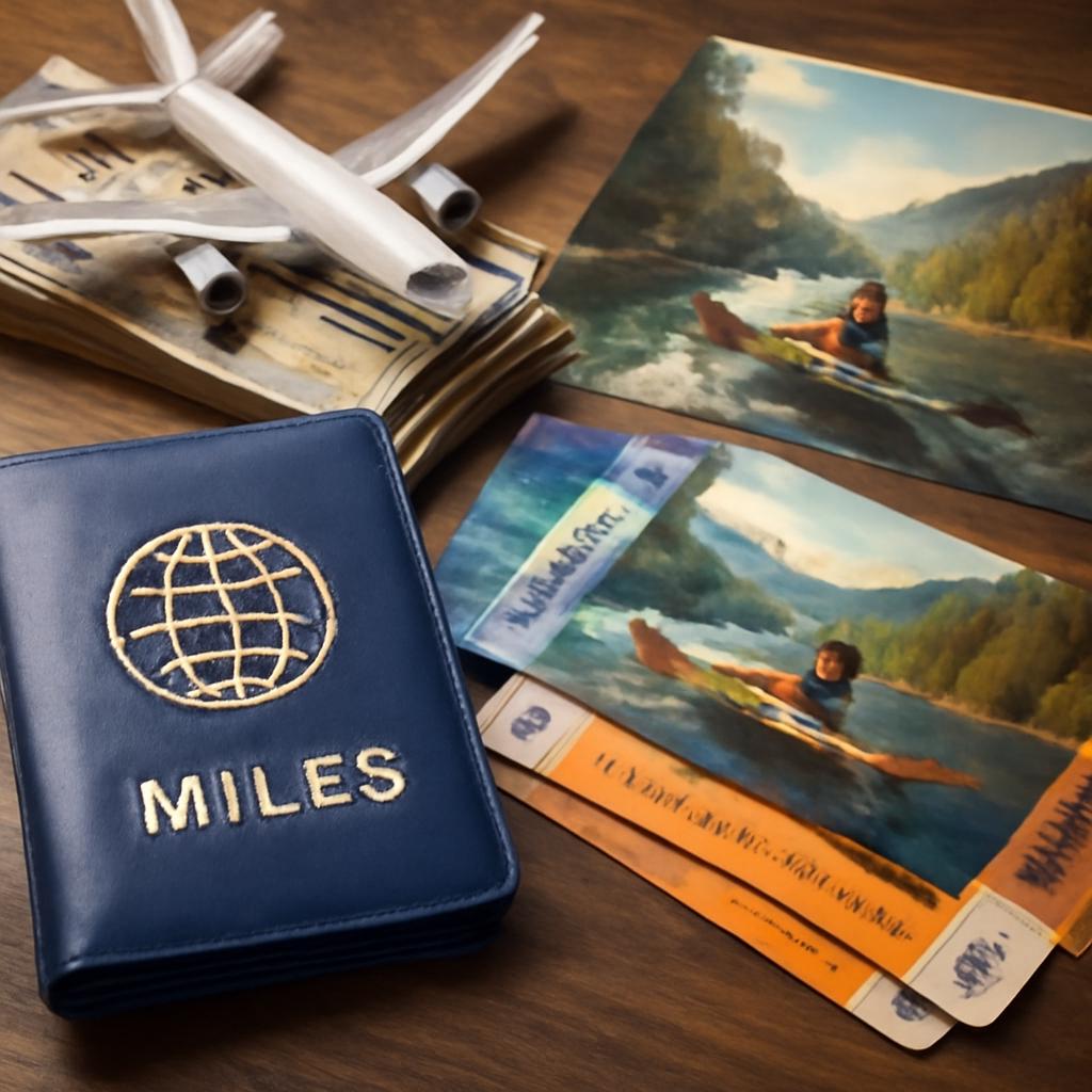 milhas para comprar ingressos para viagens de canoagem