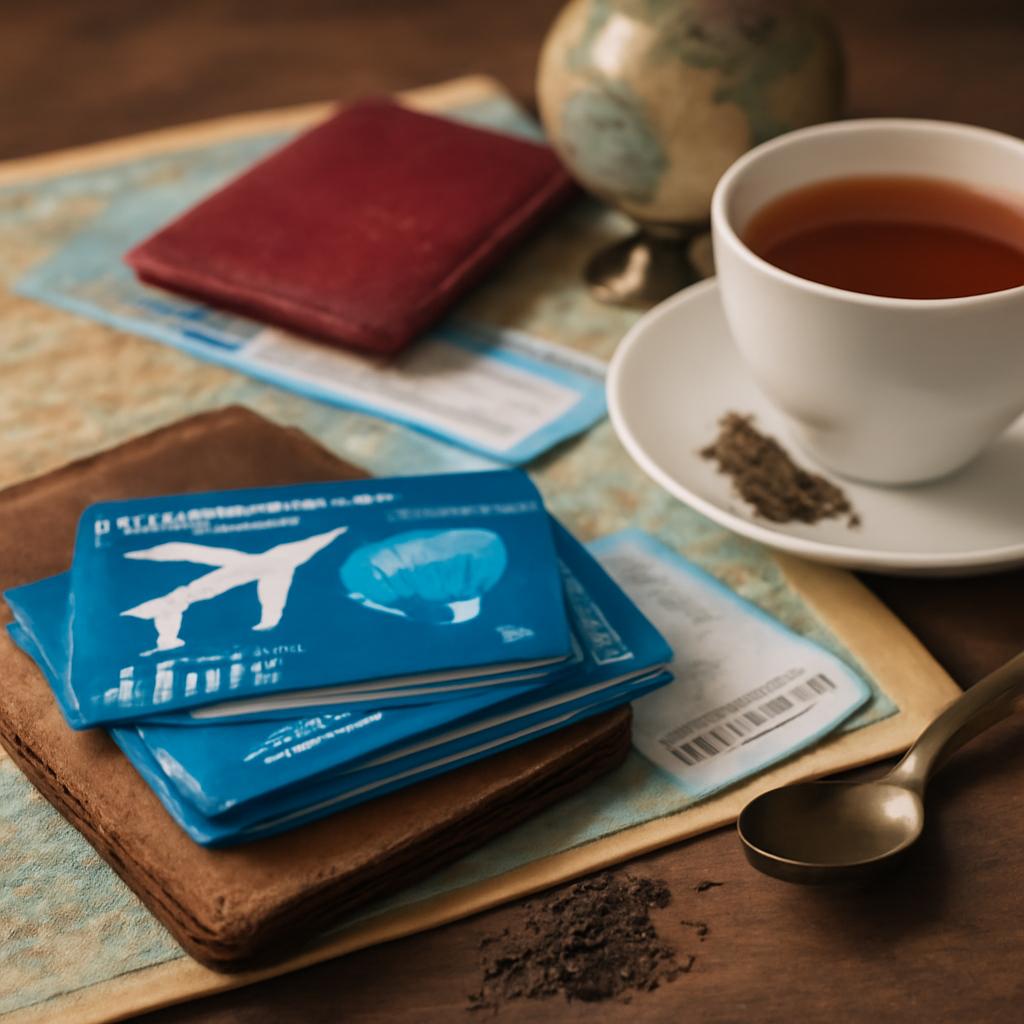 milhas para comprar ingressos para viagens de chá