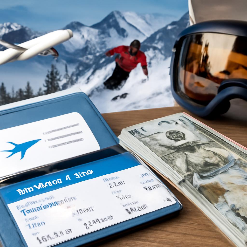 milhas para comprar ingressos para viagens de esqui
