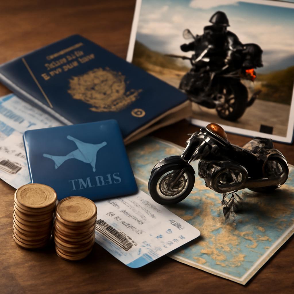 milhas para comprar ingressos para viagens de motociclismo