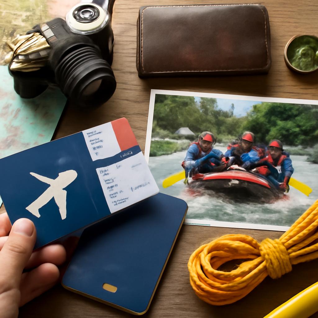 milhas para comprar ingressos para viagens de rafting
