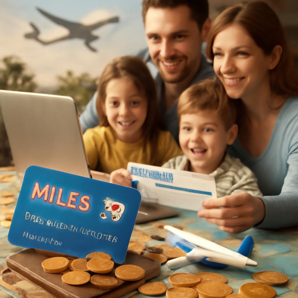 milhas para comprar ingressos para viagens em família