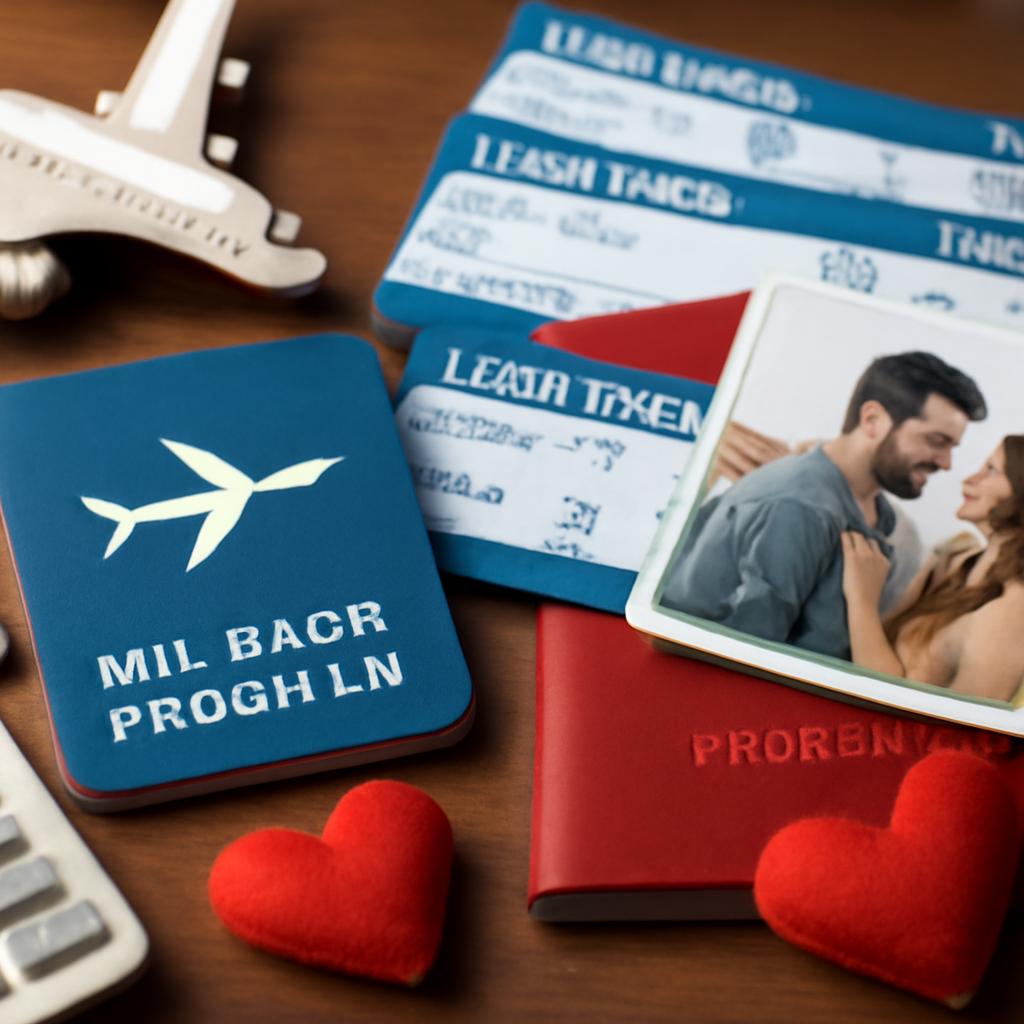 milhas para comprar ingressos para viagens românticas