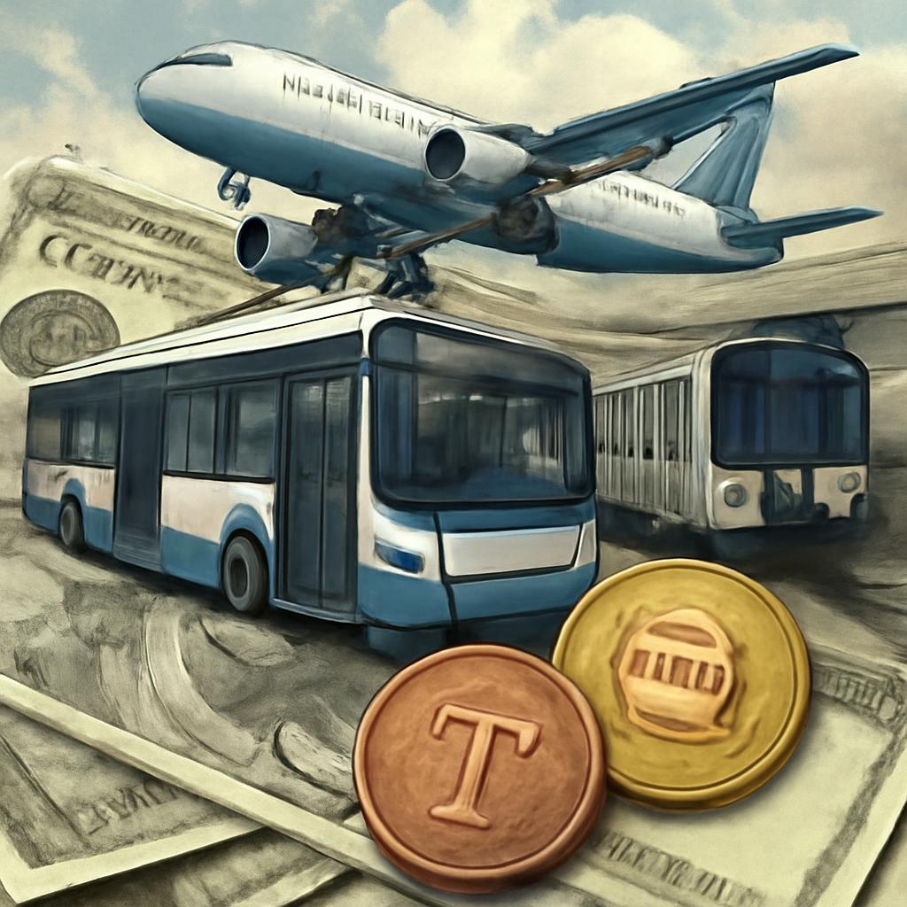 milhas para comprar transporte público