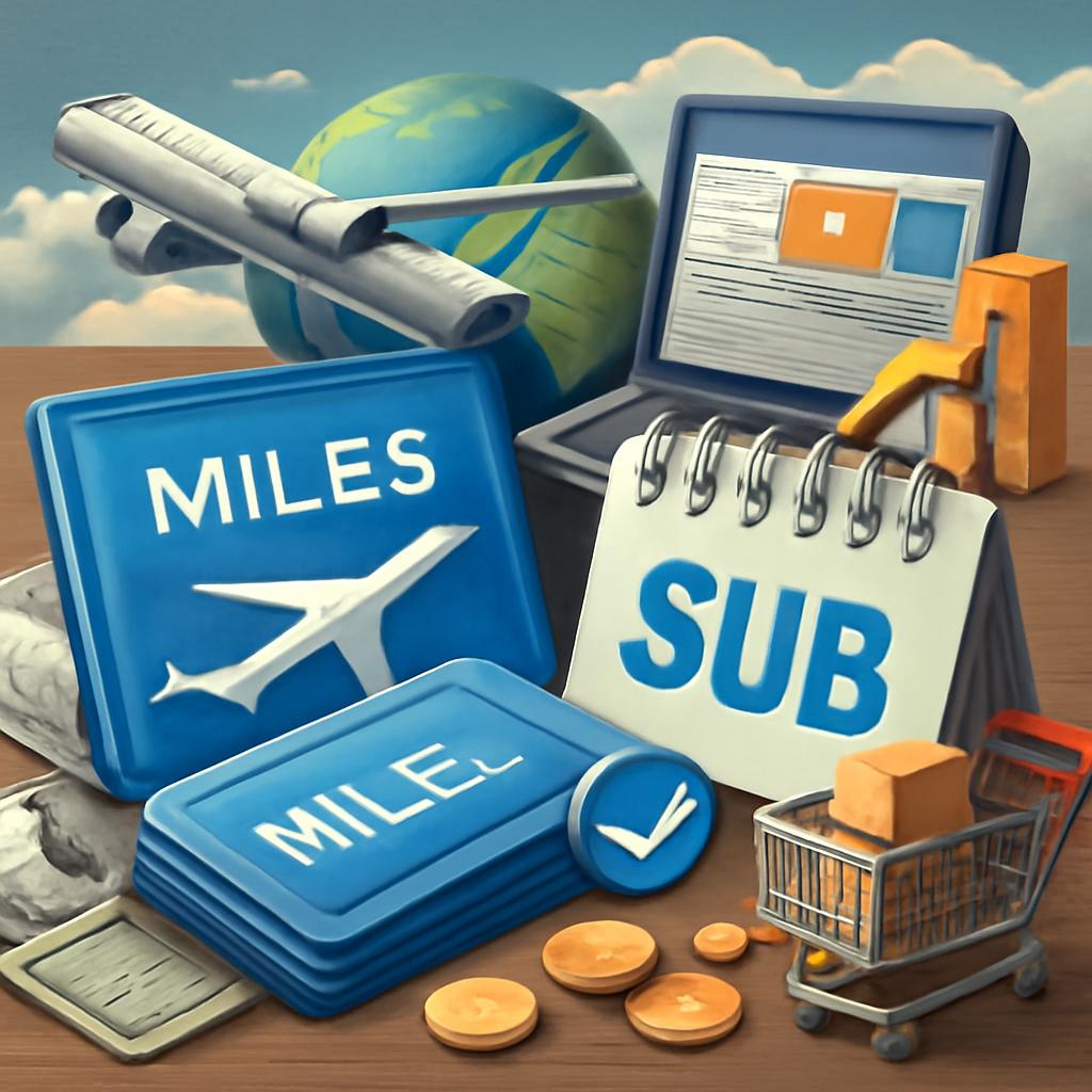 milhas para compras de assinaturas