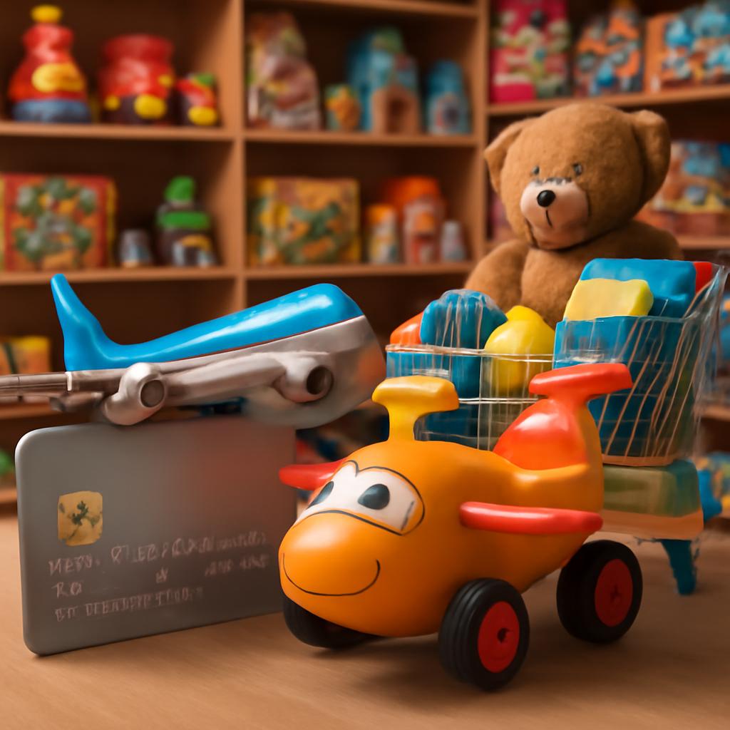 milhas para compras em lojas de brinquedos