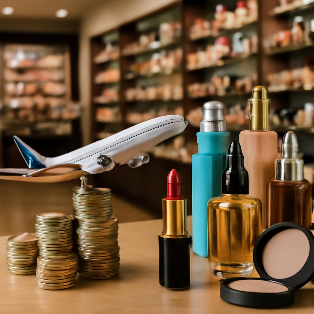 milhas para compras em lojas de cosméticos