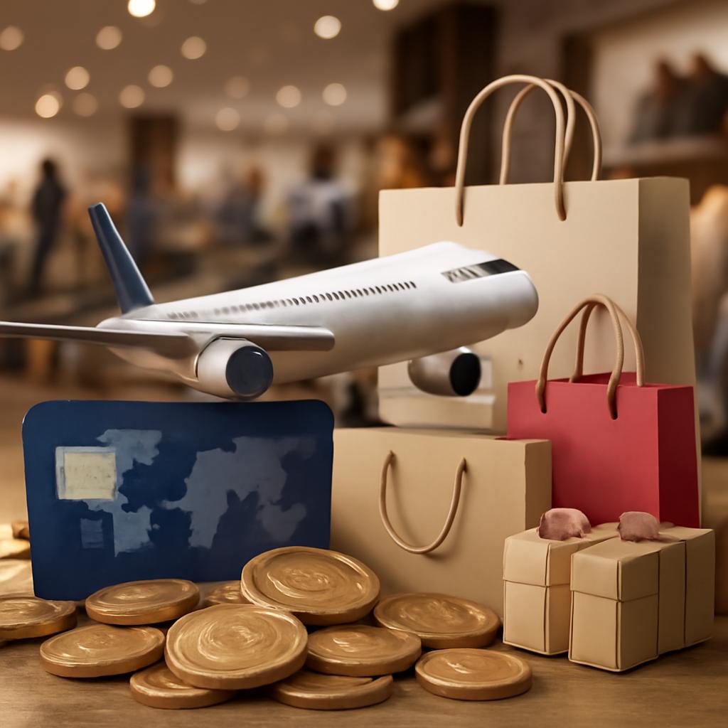 milhas para compras em lojas de departamento