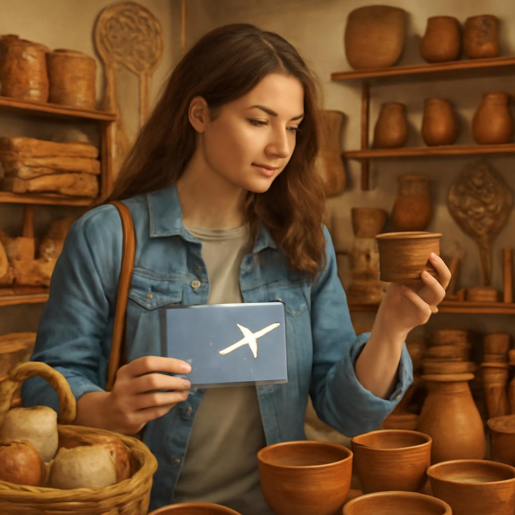 milhas para compras em lojas de produtos artesanais