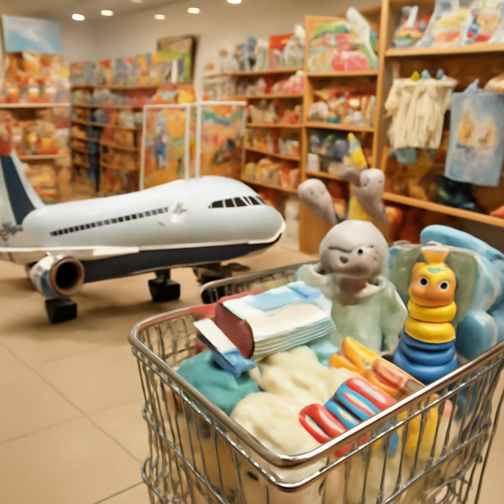 milhas para compras em lojas de produtos para crianças