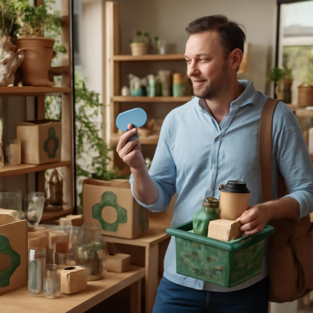 milhas para compras em lojas de produtos reciclados