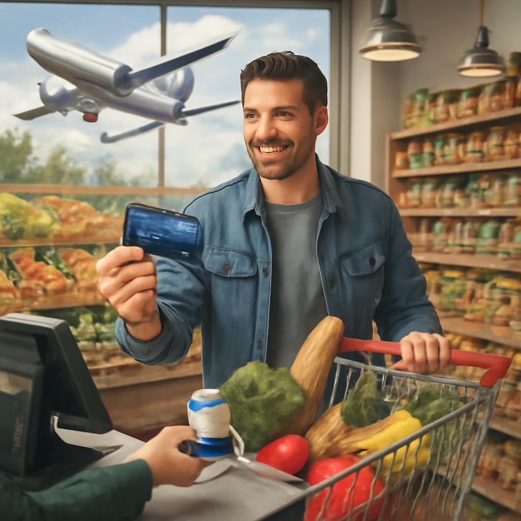milhas para compras em mercados parceiros