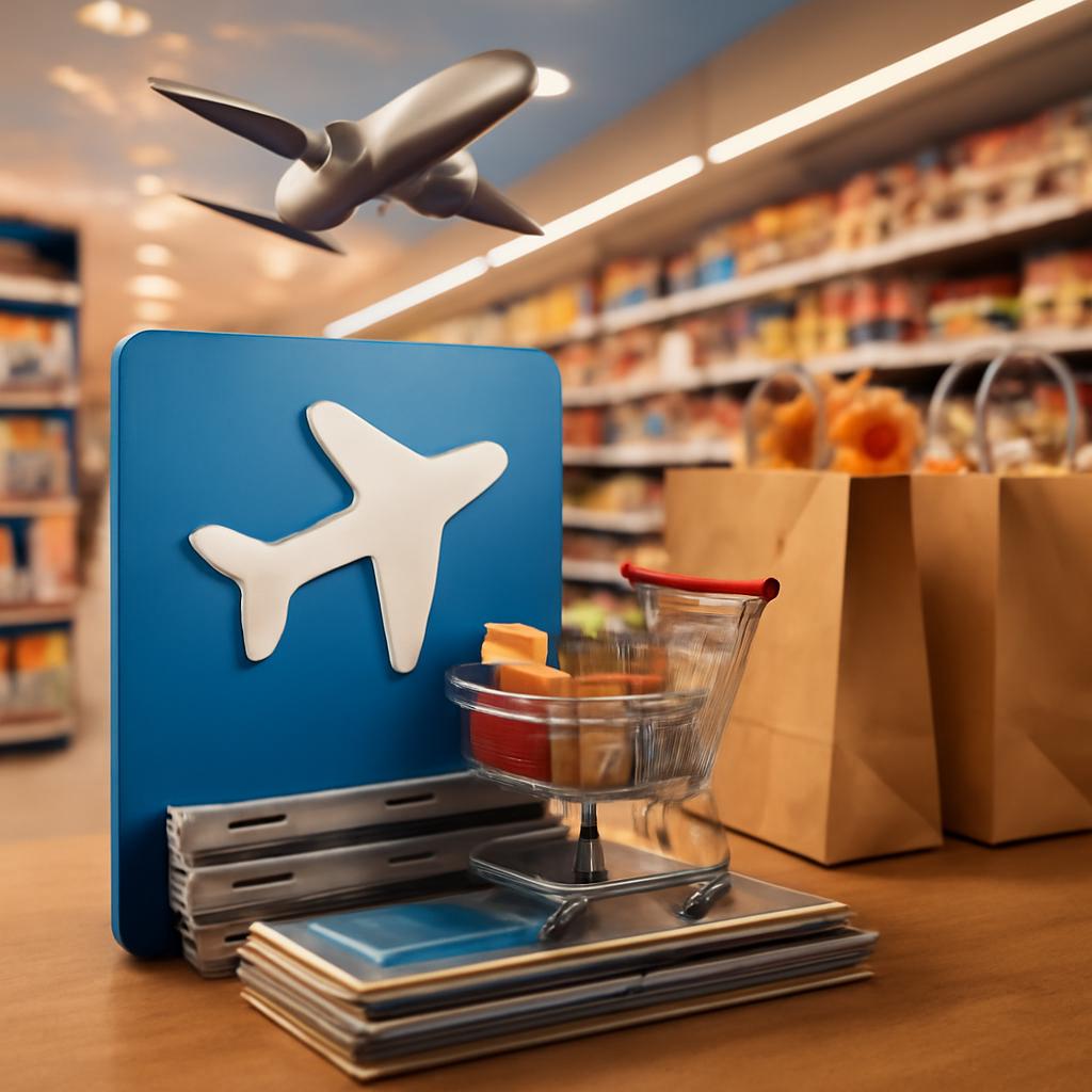 milhas para compras em redes varejistas