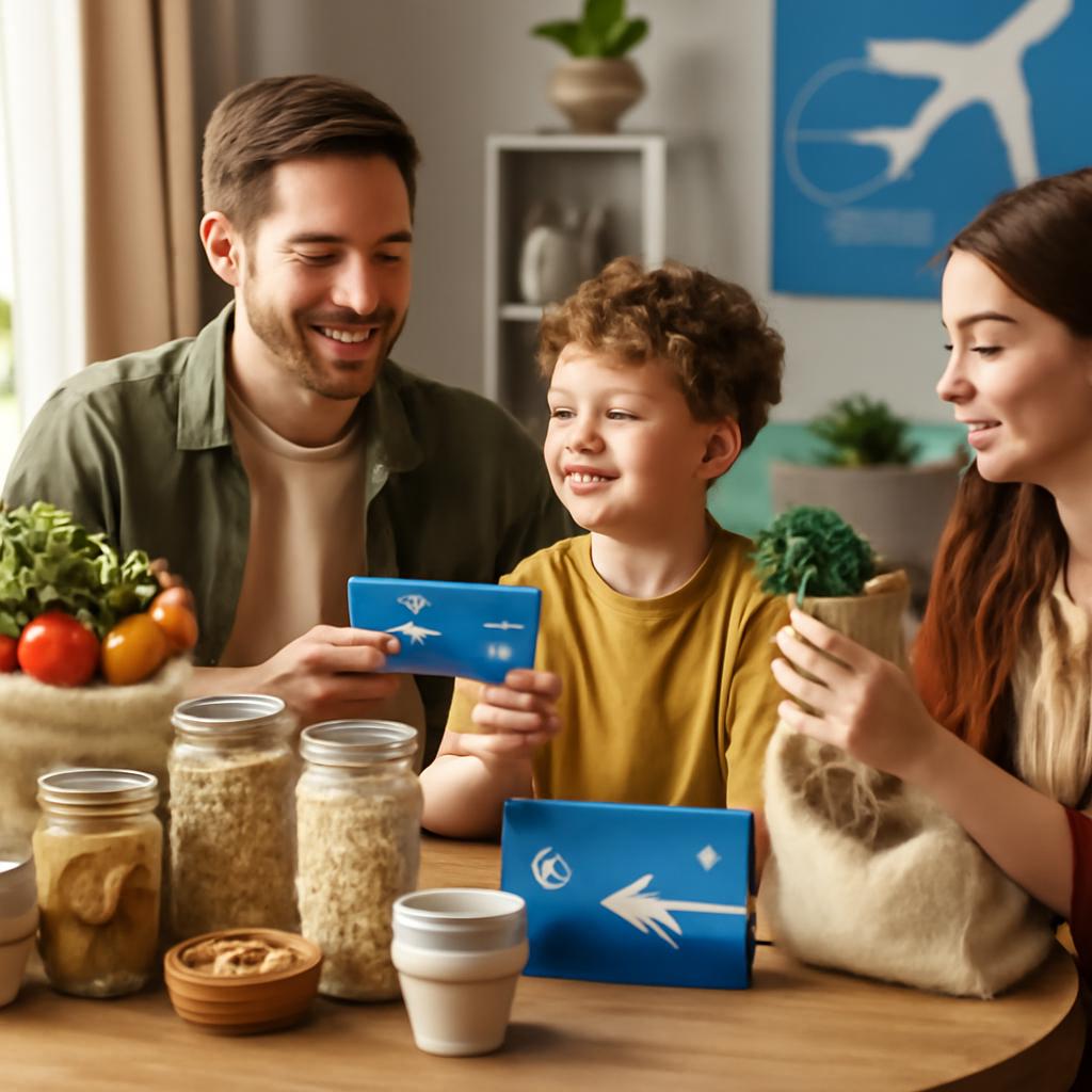 milhas para consumo consciente familiar