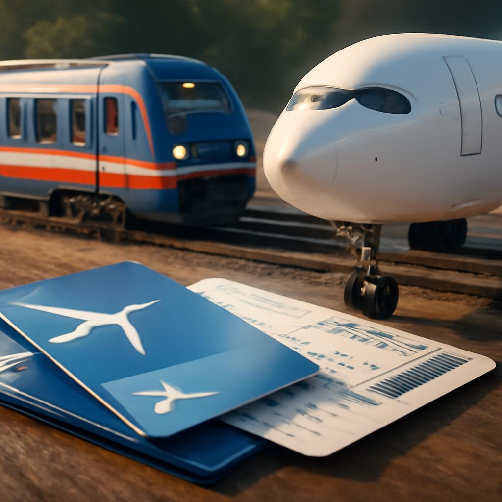 milhas para consumo de transporte ferroviário