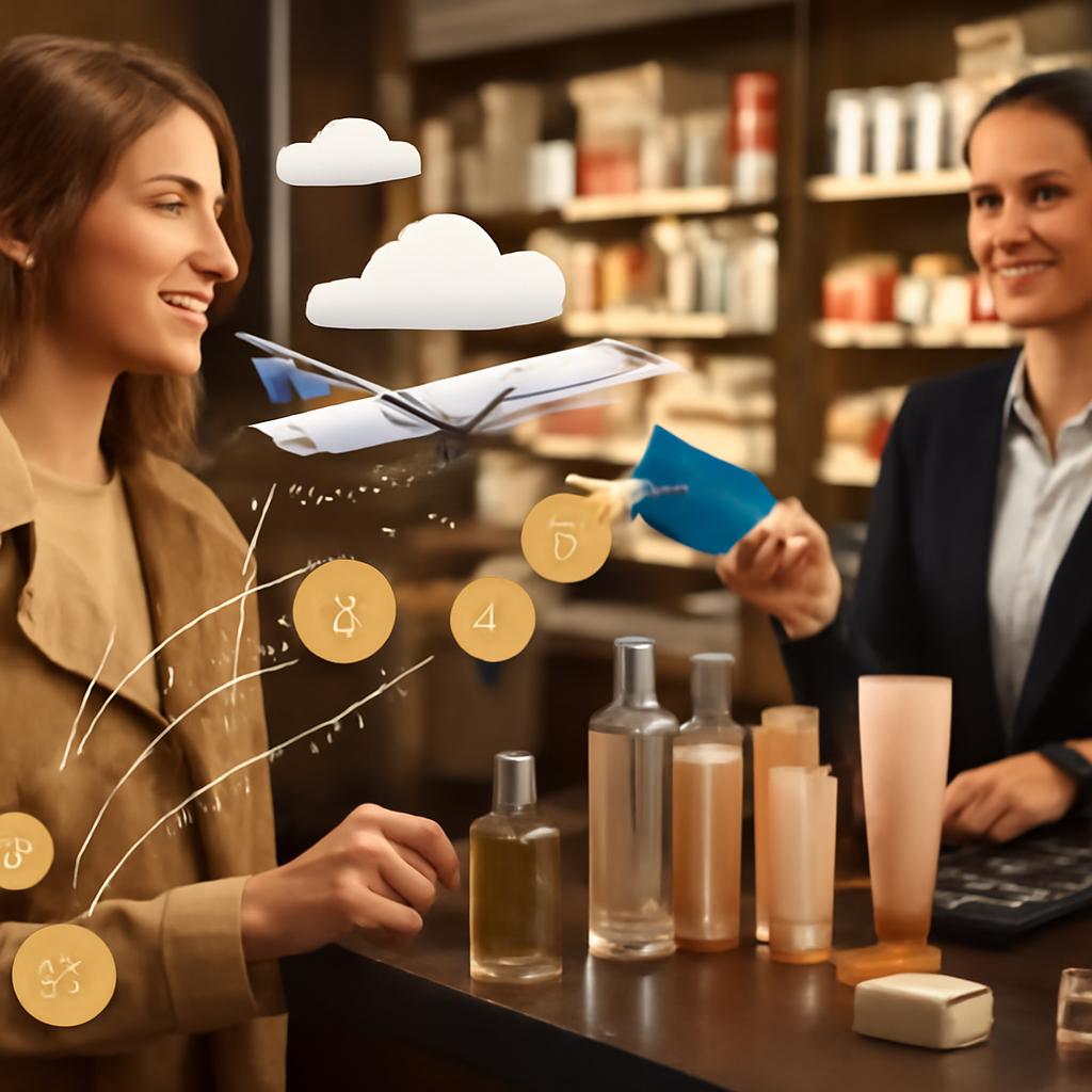 milhas para consumo em lojas de cosméticos