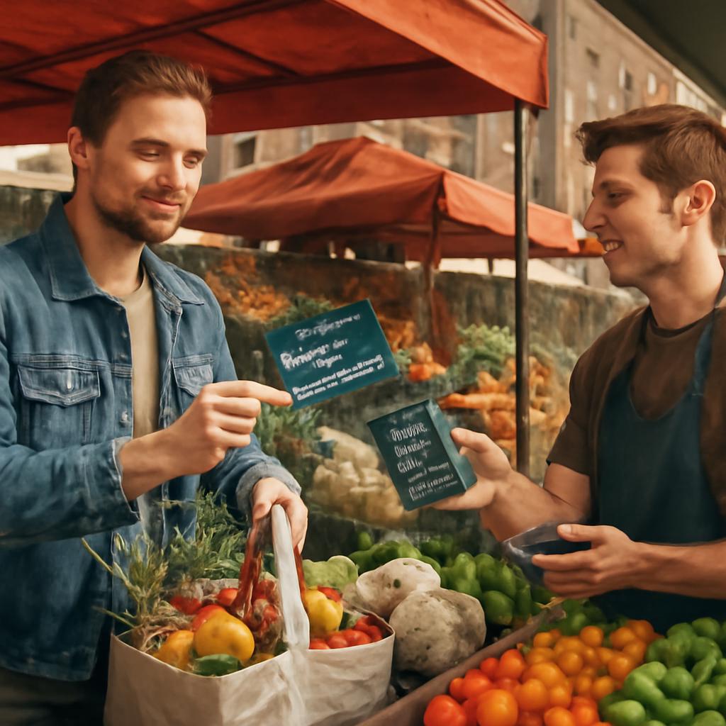 milhas para consumo em lojas de mercados de rua