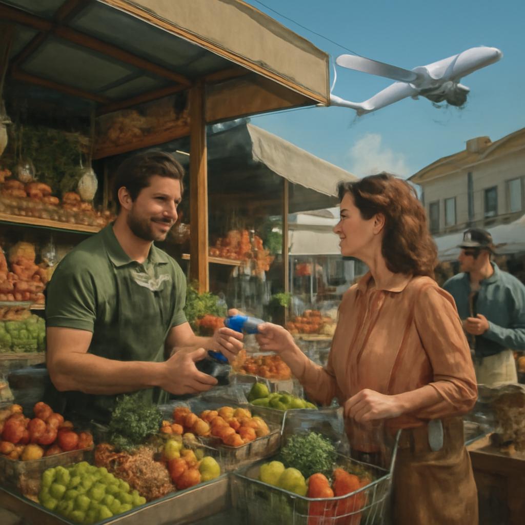 milhas para consumo em lojas de mercados locais e mercado de pulgas