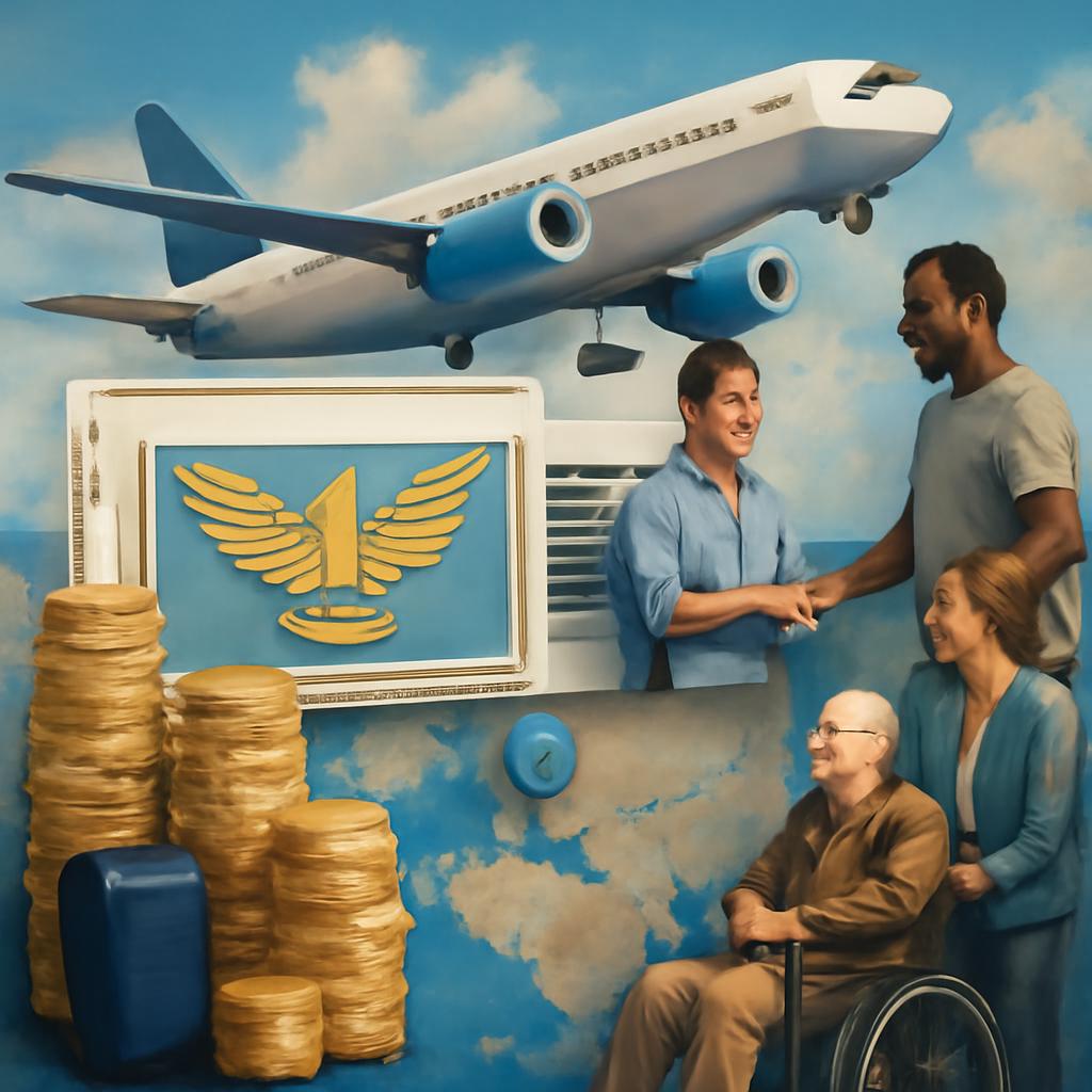 milhas para cooperação social