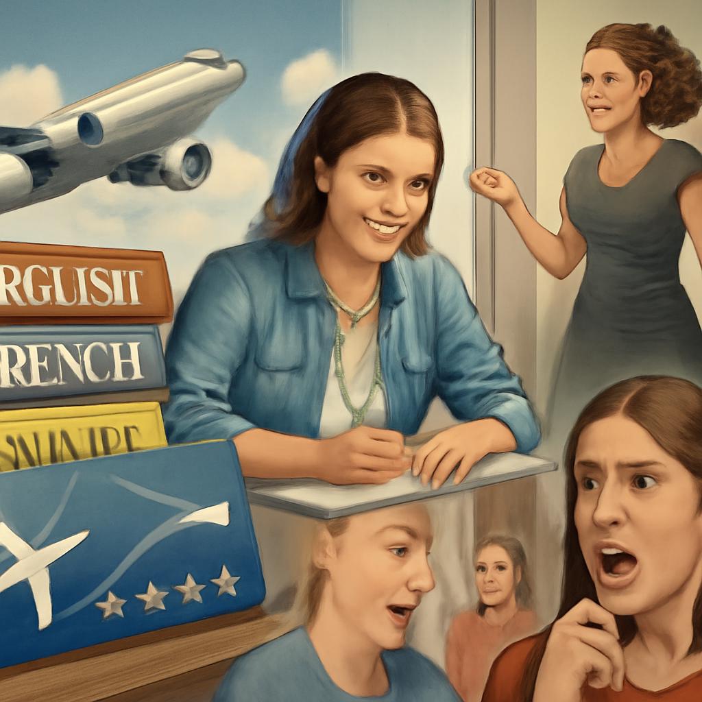 milhas para cursos de idiomas, aulas de expressão corporal, facial e emocional