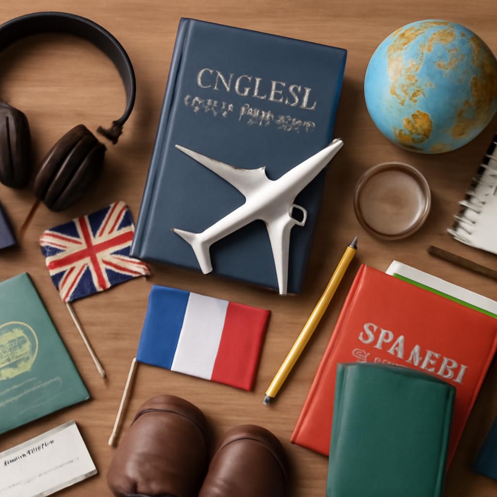milhas para cursos de idiomas, línguas e tradução