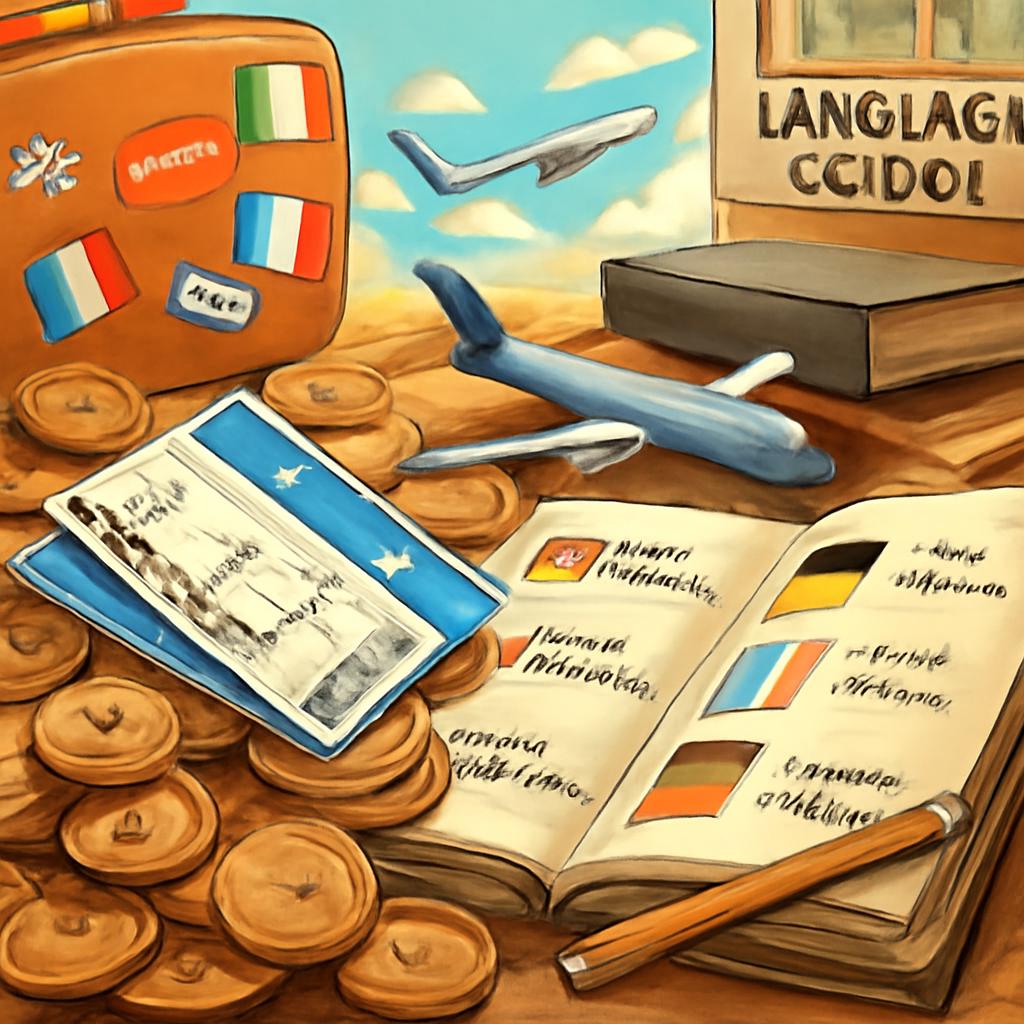 milhas para cursos de idiomas pagos