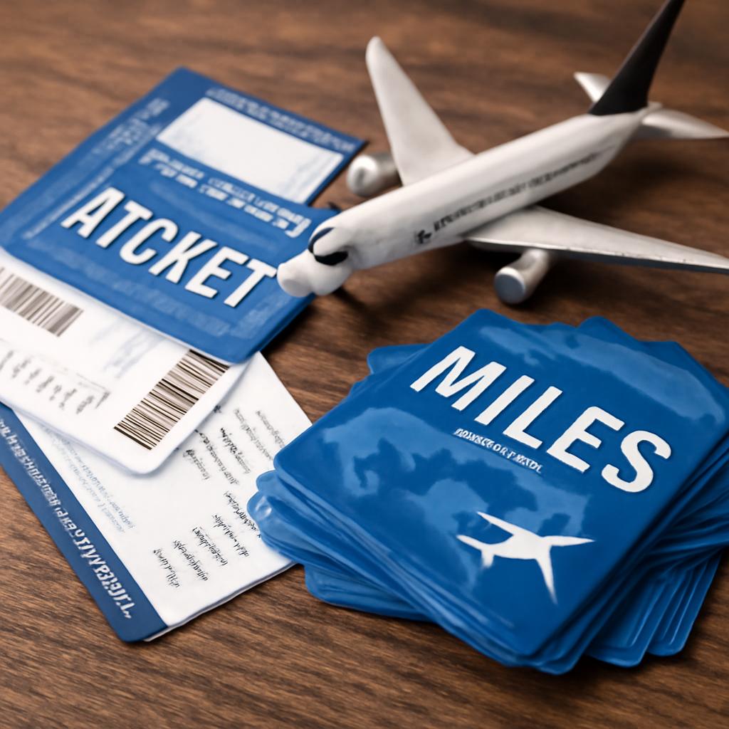 milhas para emissão de ingressos