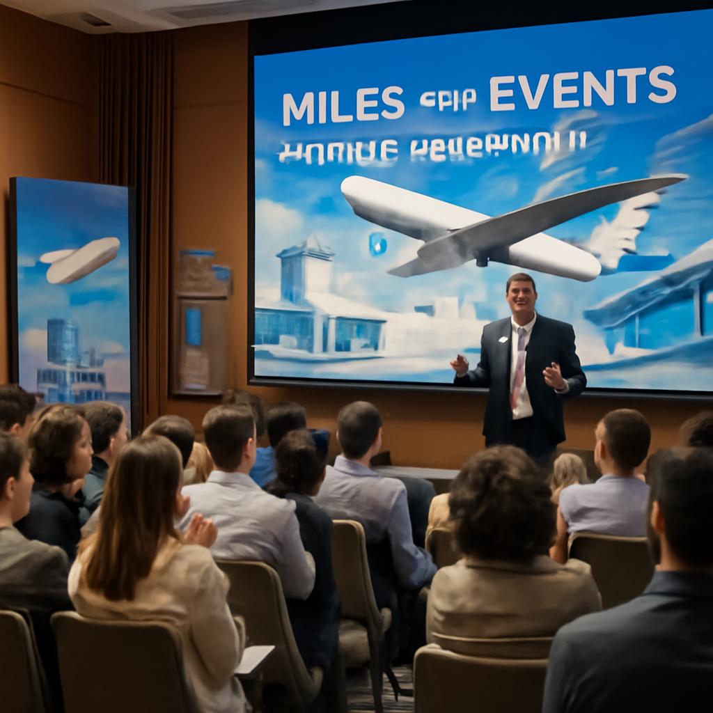milhas para eventos de marketing