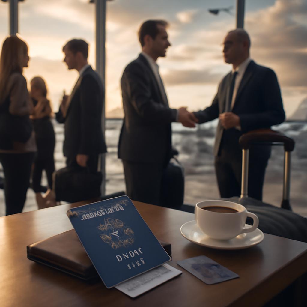 milhas para eventos de negócios e networking