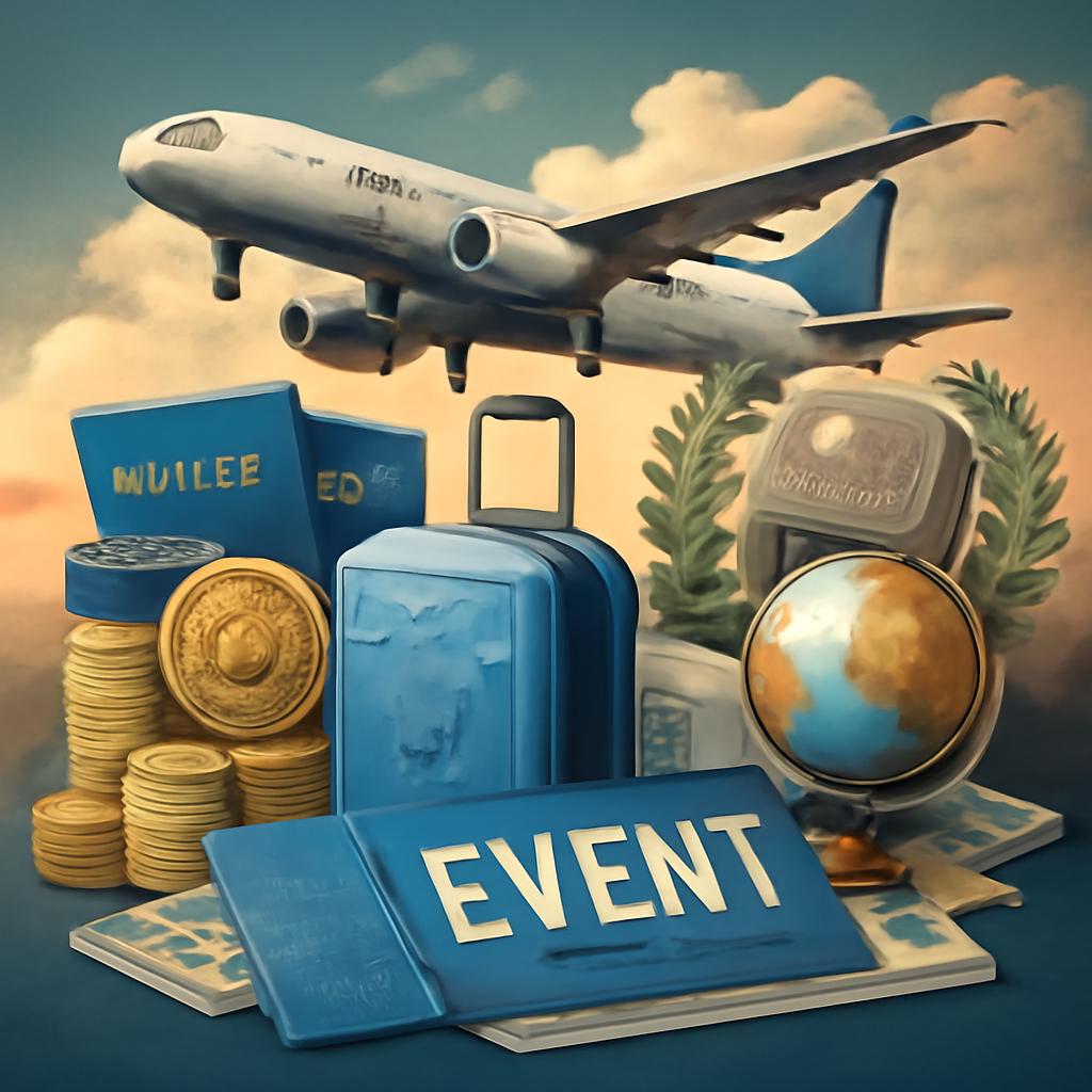 milhas para eventos de programas de incentivo