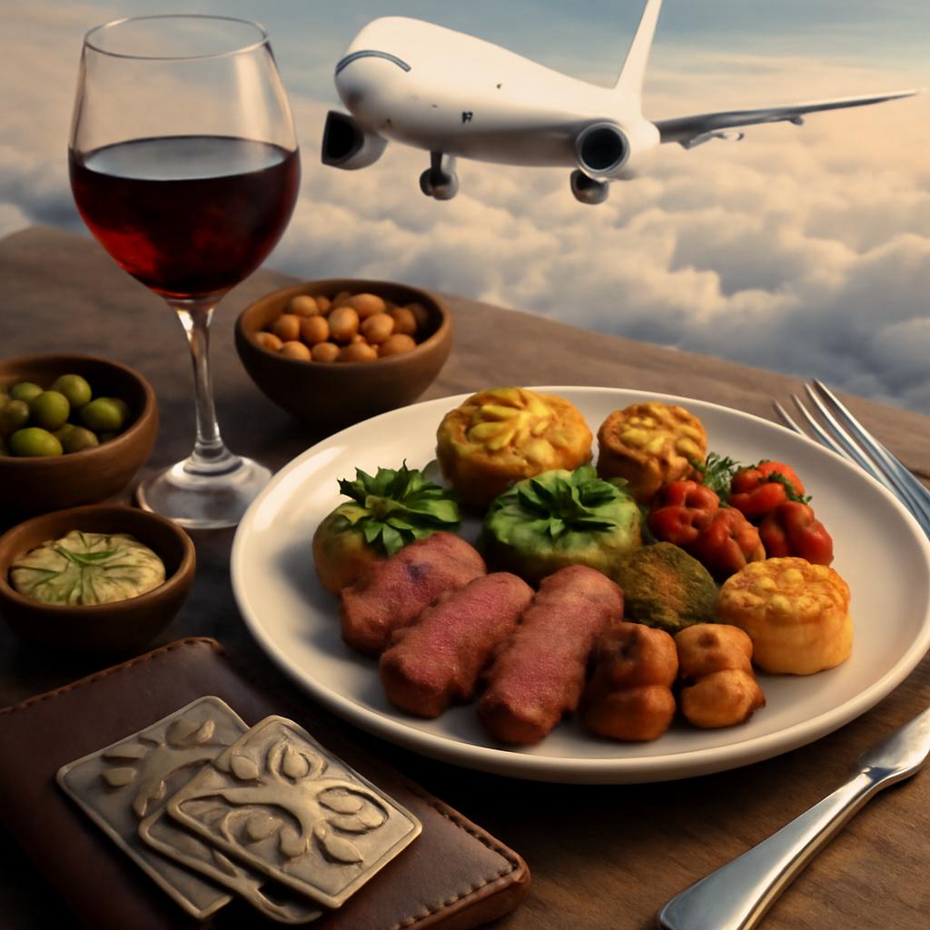milhas para experiências gastronômicas