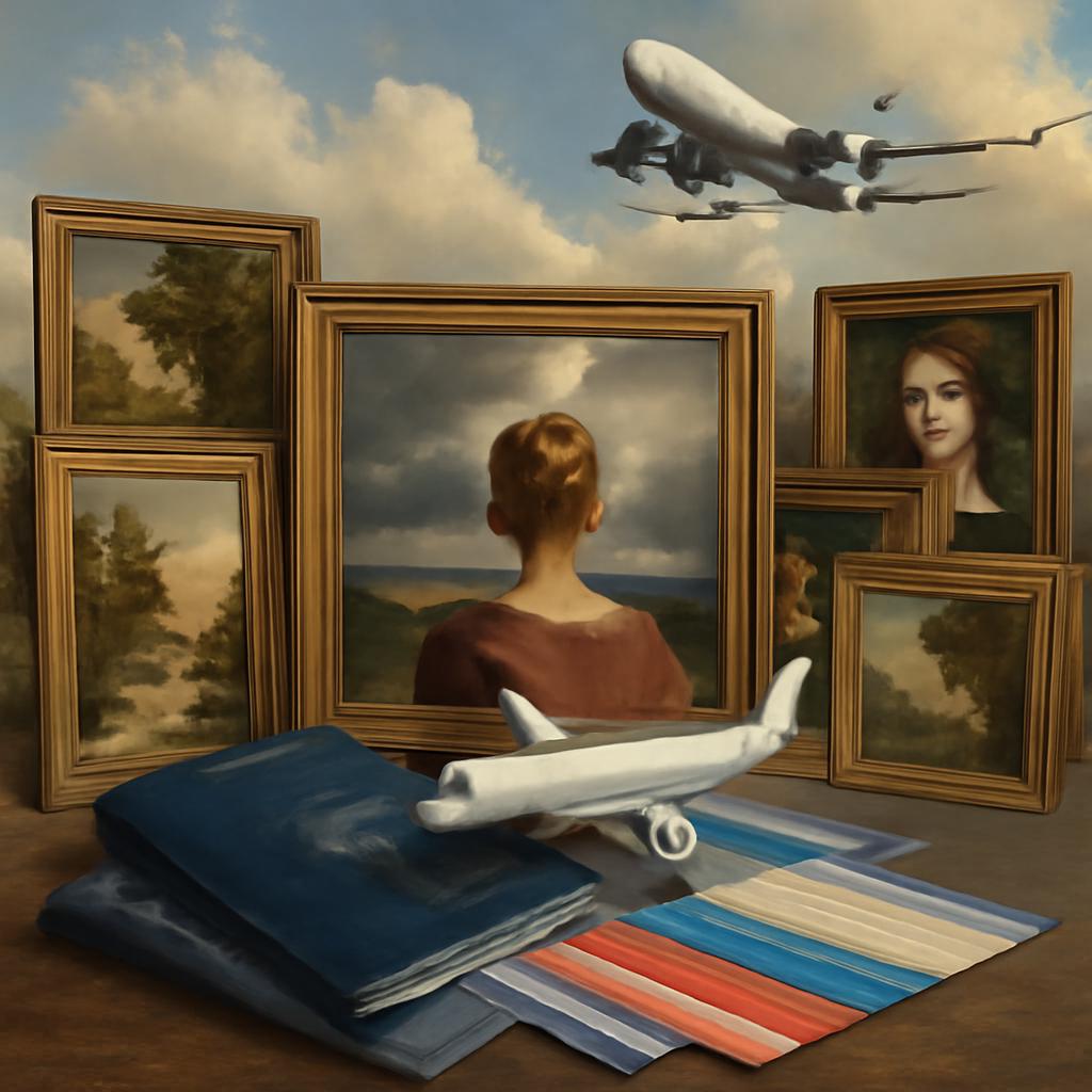 milhas para exposições de arte