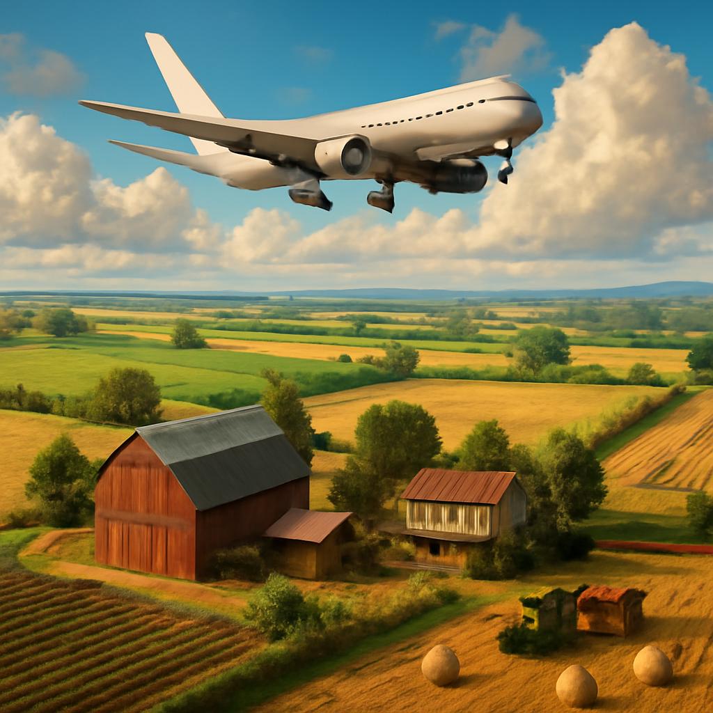 milhas para fazendas de agricultura