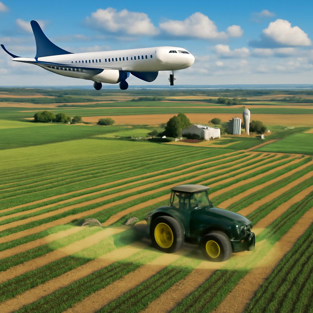 milhas para fazendas de agricultura de precisão
