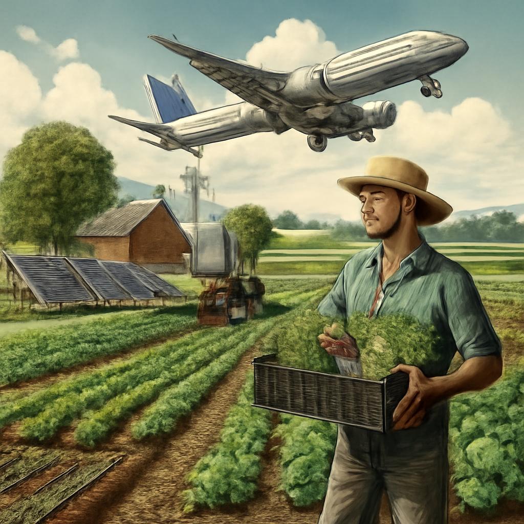 milhas para fazendas de agricultura sustentável
