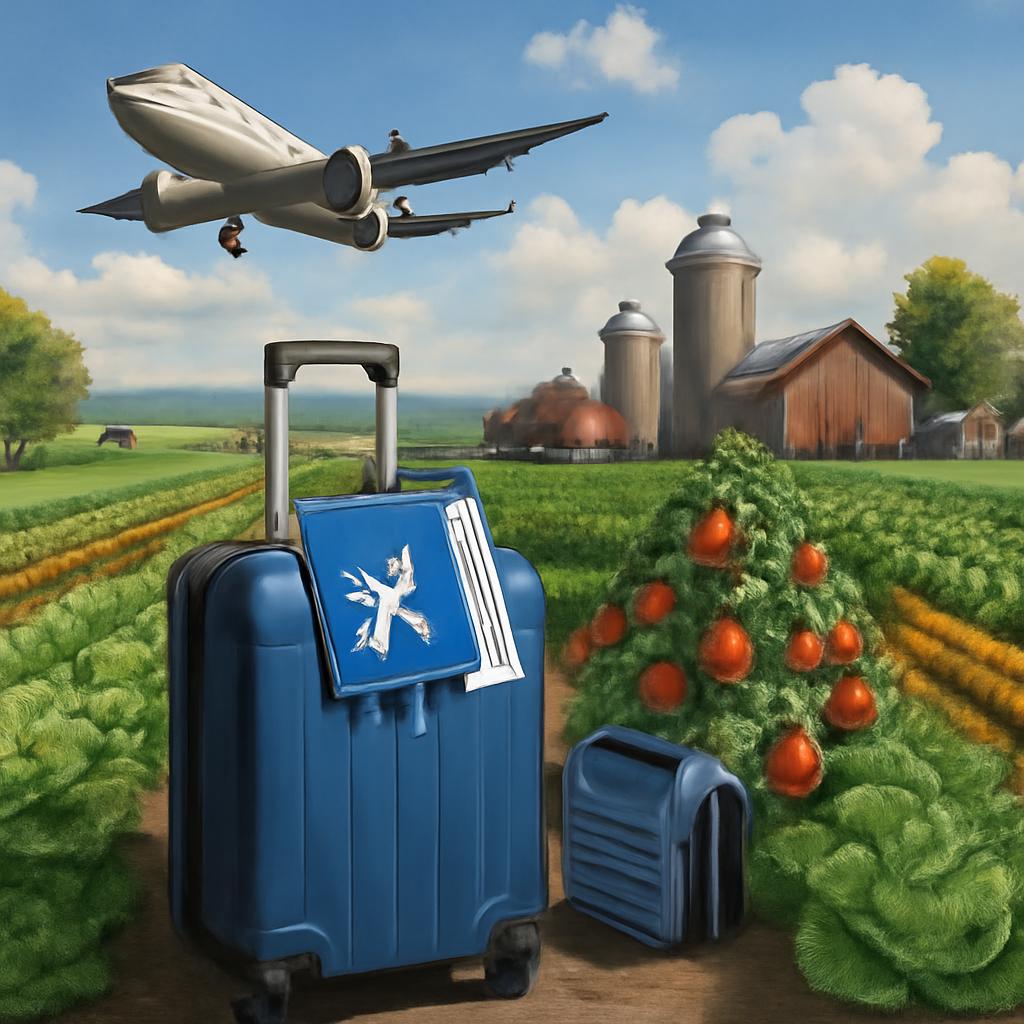 milhas para fazendas de horticultura