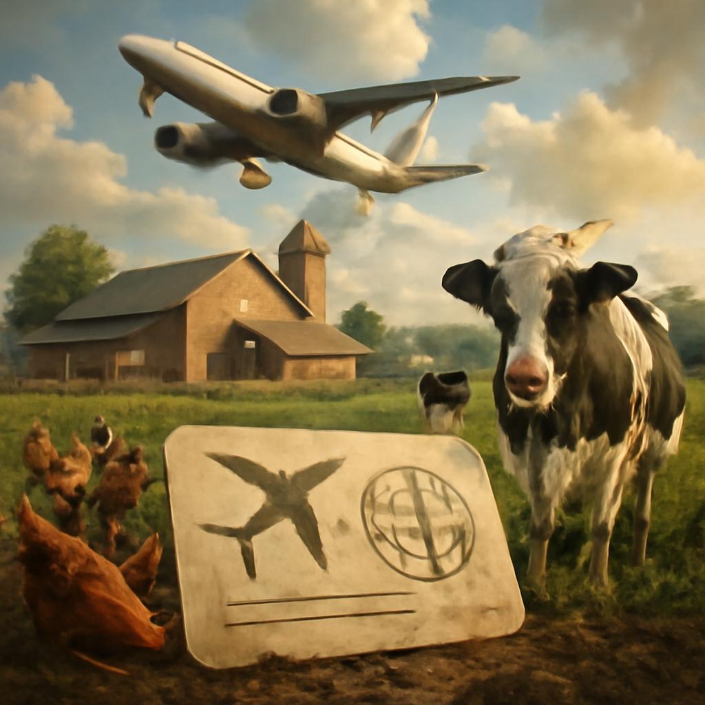 milhas para fazendas de produção animal