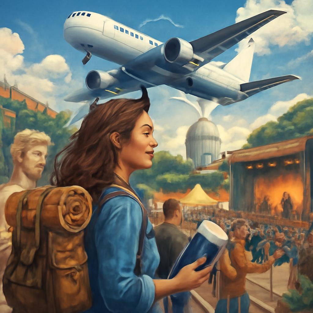 milhas para festivais de arte e cultura