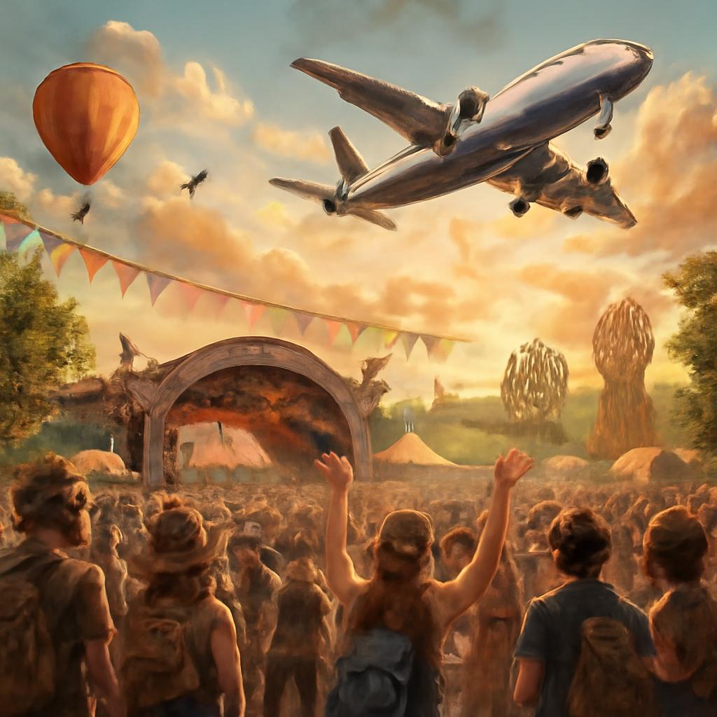 milhas para festivais de música e arte