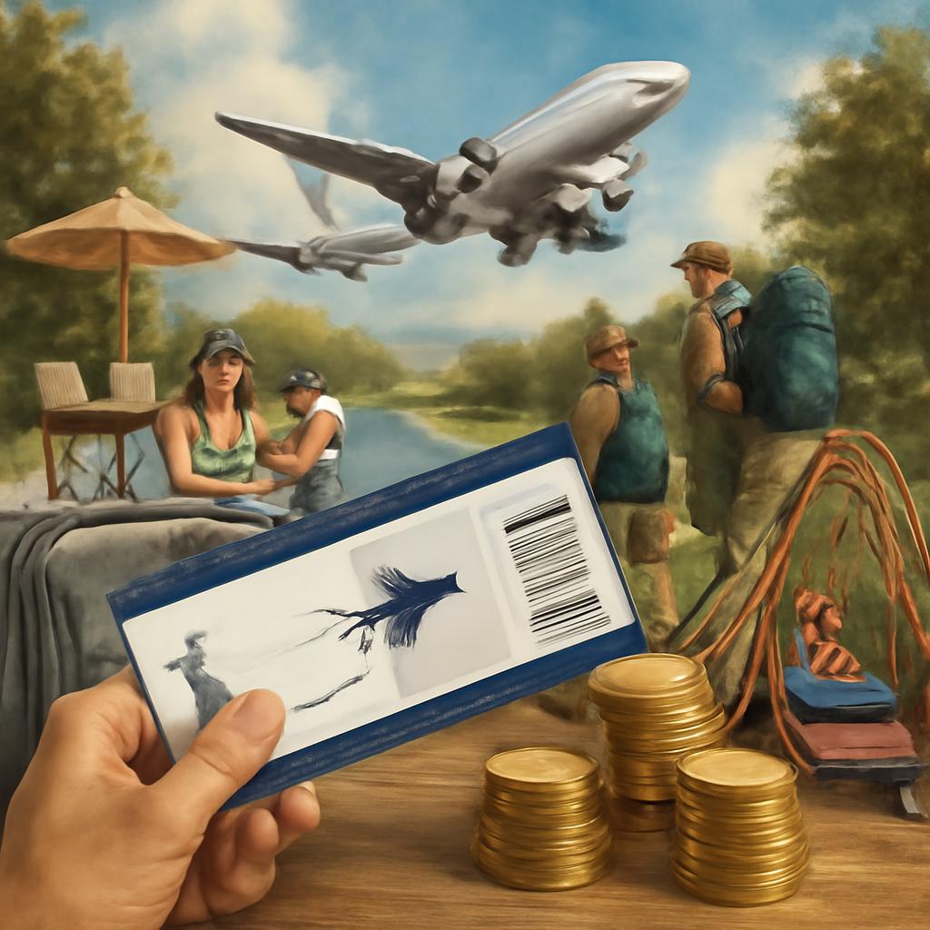 milhas para financiamento de atividades de lazer