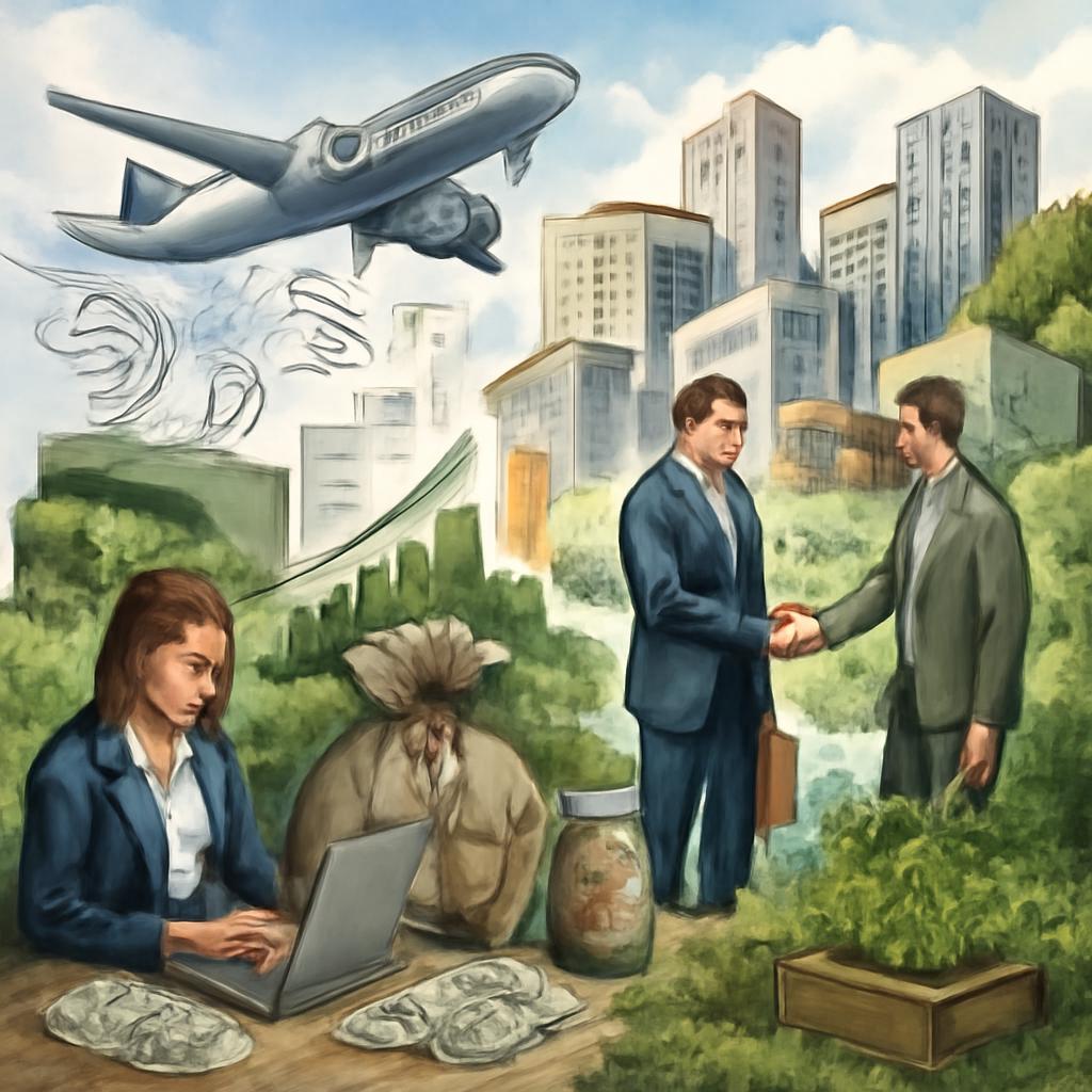 milhas para financiamento de atividades para ecossistemas de negócios