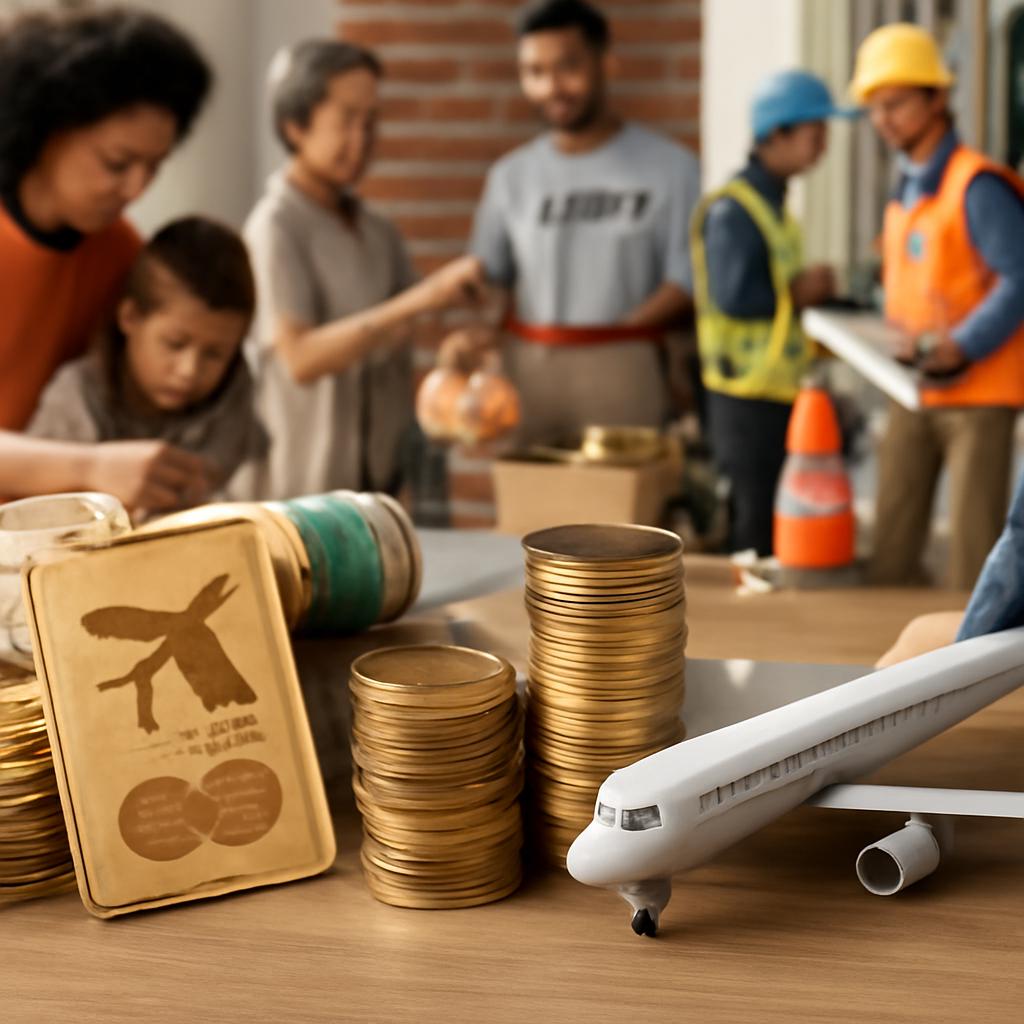 milhas para financiamento de atividades para programas governamentais e sociais