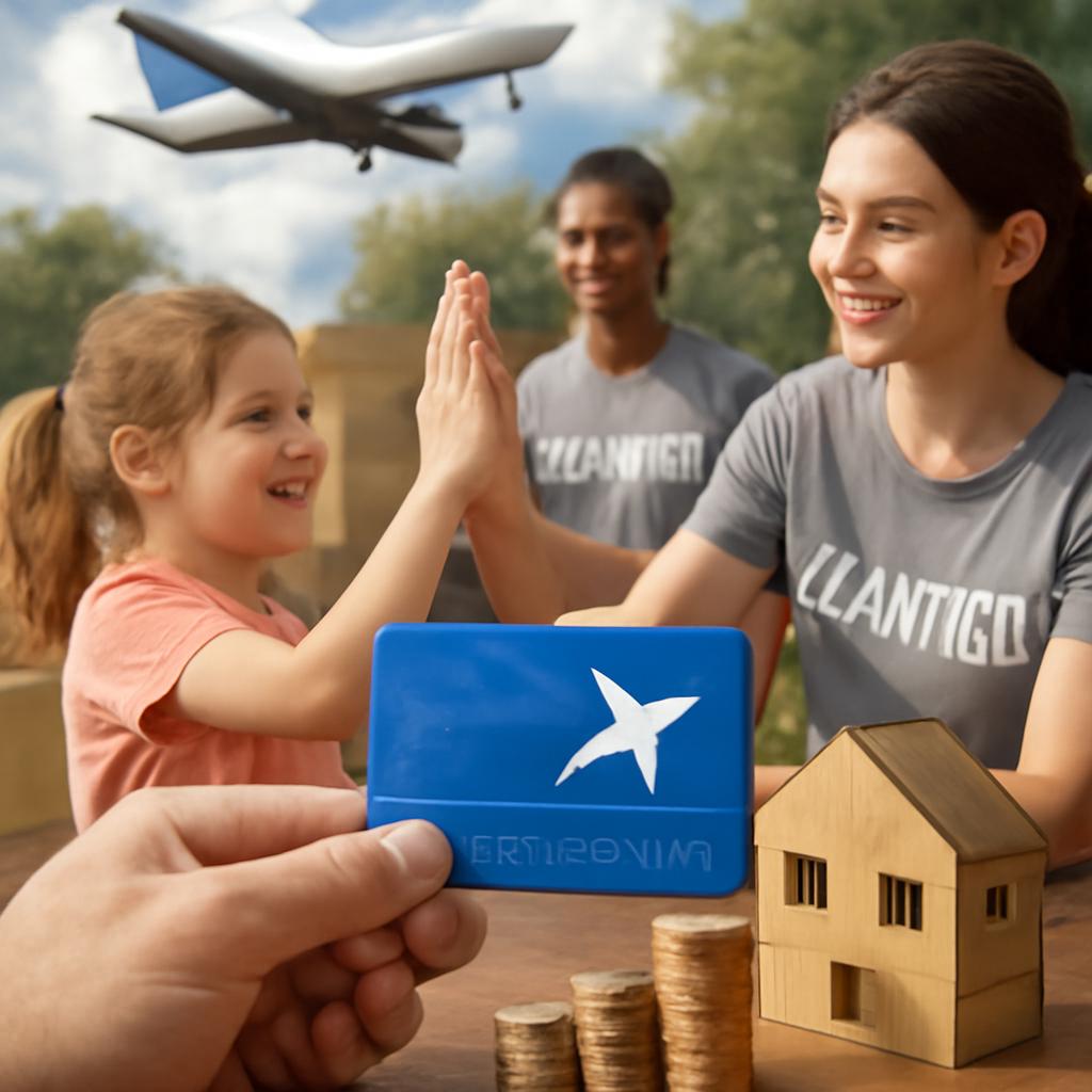 milhas para financiamento de responsabilidade social