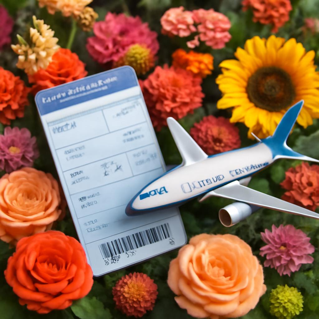 milhas para flores