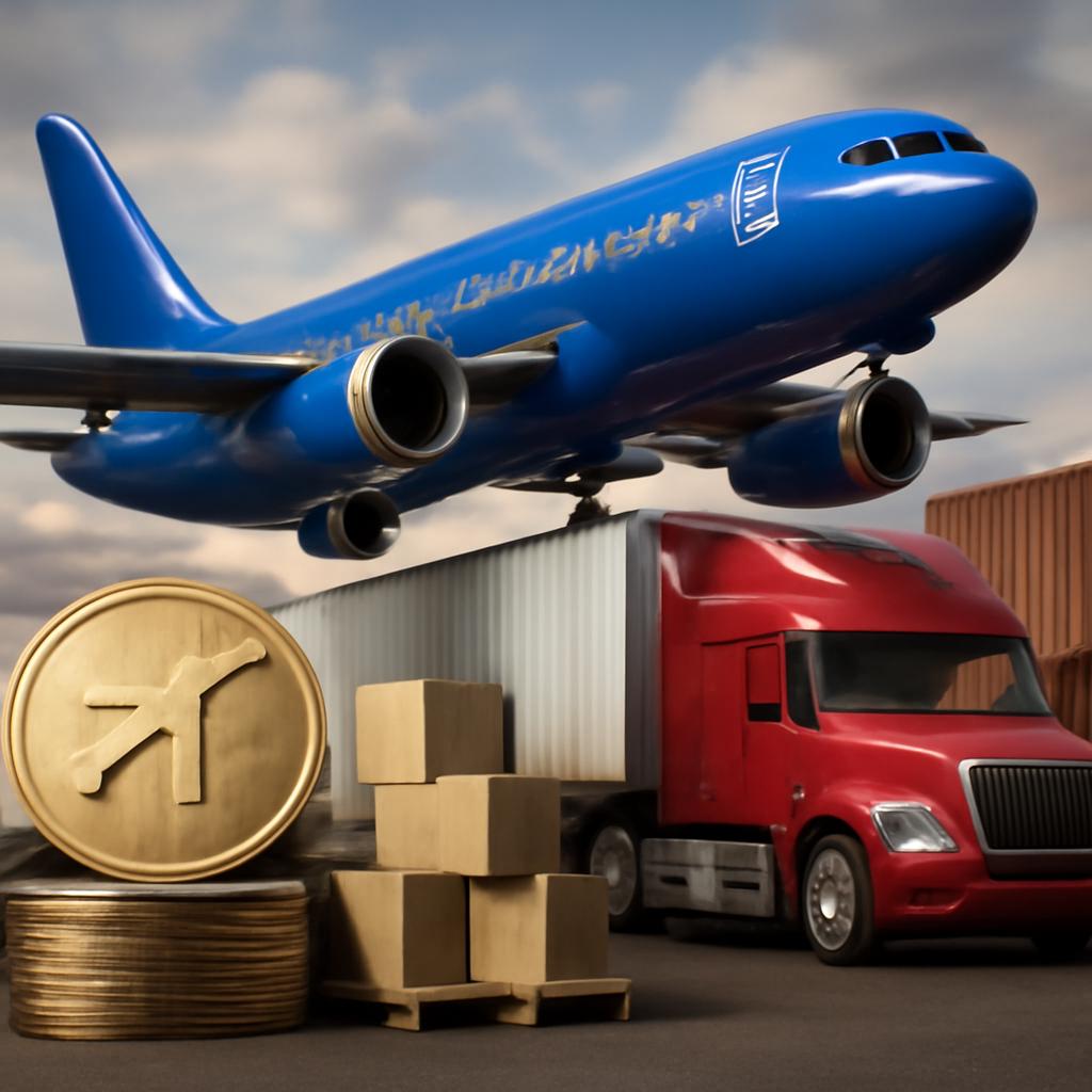milhas para fretes e transporte