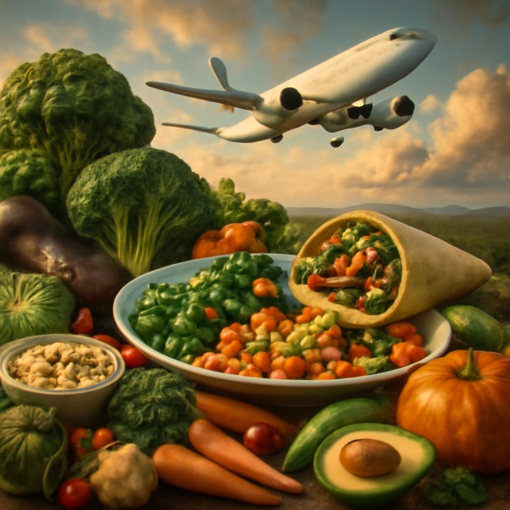 milhas para gastronomia vegetariana