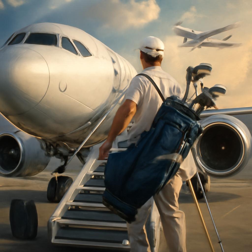 milhas para golfe profissional