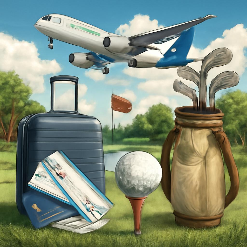 milhas para golfe recreativo