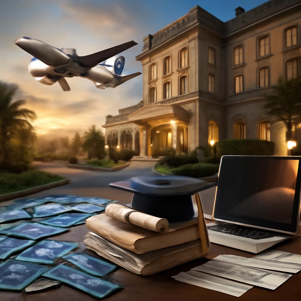 milhas para hotelaria para cursos
