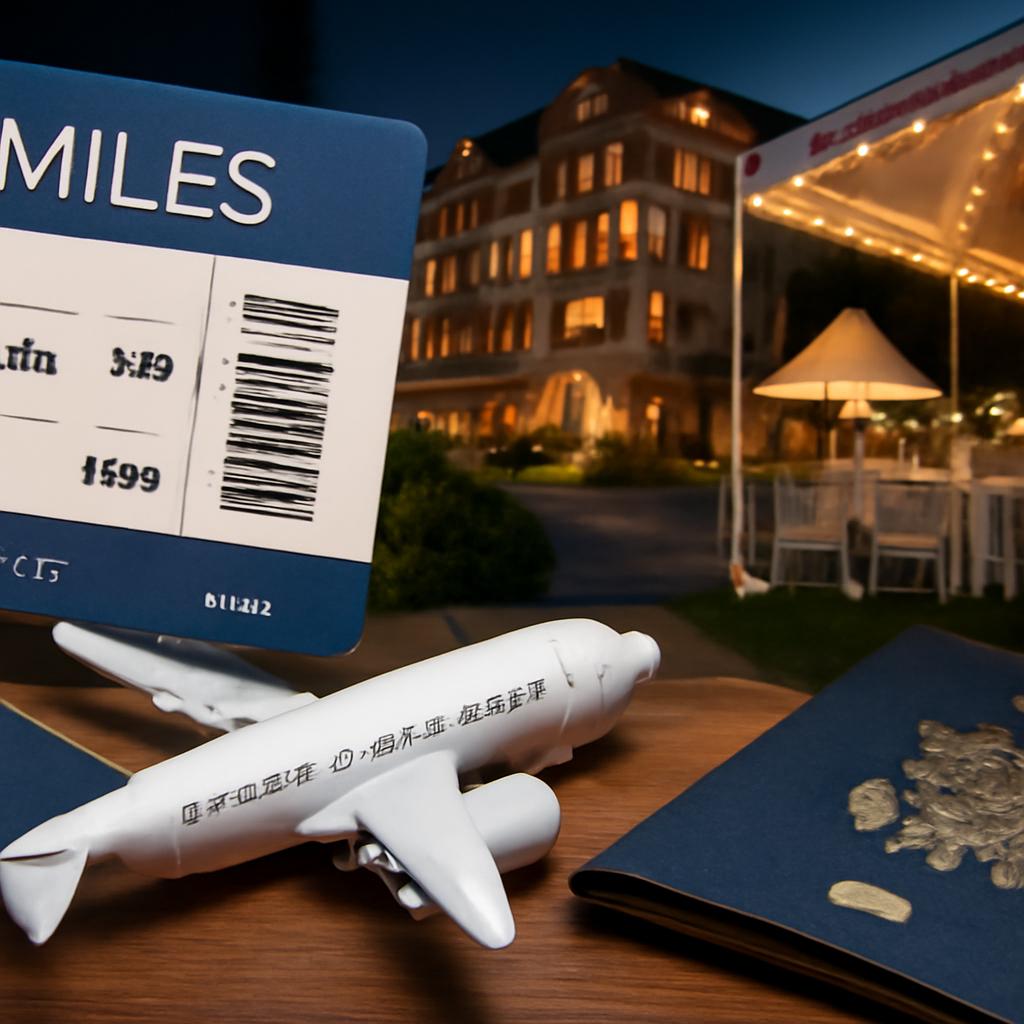 milhas para hotelaria para eventos de assistência